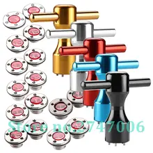 Peso feito sob encomenda do taco de golfe do número vermelho de 2 pces ou chave de 1pc para putters fastback do squareback 5g-40g para escolher