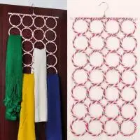 Scarf Hanger Multi Scarves Display Hang Ties Belt Organize Circle Storage Holder