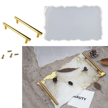 

Irregular Big Plate Resin Mold Oversized Fruit Disc Tray Resin Mold Transparent Flexible Silicone Molds Art Crafts Tools