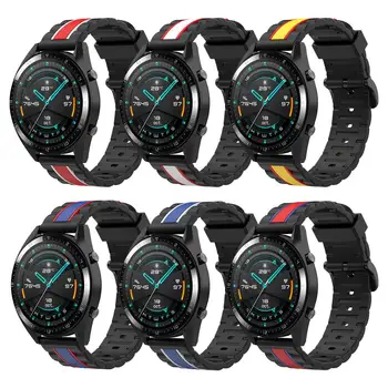 

22MM Silicone Strap For Huawei Watch GT/GT2 46MM Honor Magic Smart Watch Band Bracelet Straps For TicWatch Pro Wristband Correa
