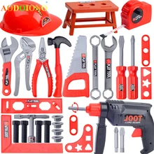 Для детей набор инструментов моделирования инструмент для ремонта дрель комплект отверток для ремонта дома игрушки для детей набор инструментов головоломка набор игрушек для детей