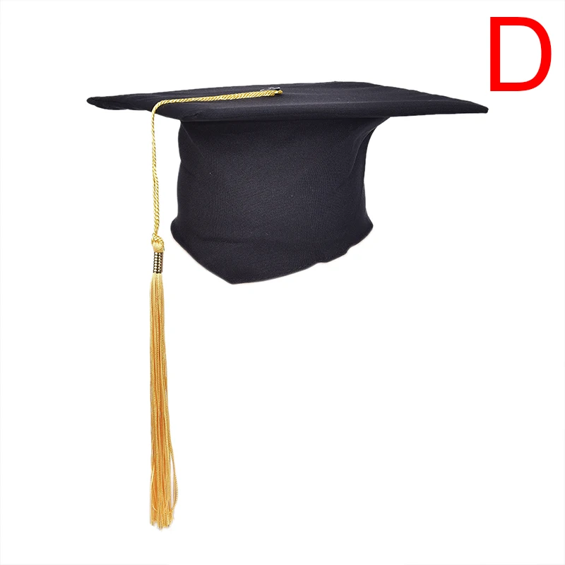 Школьные Выпускные вечерние шапка с кисточками Mortarboard Университет бакалавры