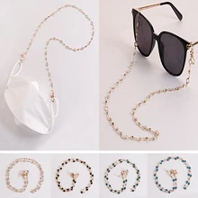 

Rhinestone Sunglasses Chain Mask Rope Jewelry Glasses Cords Strap Beaded Necklace Lanyard Women Eyeglasses Chains