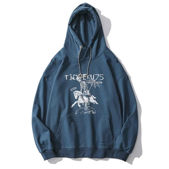 Hip Hop men's hoodie with novelty prints