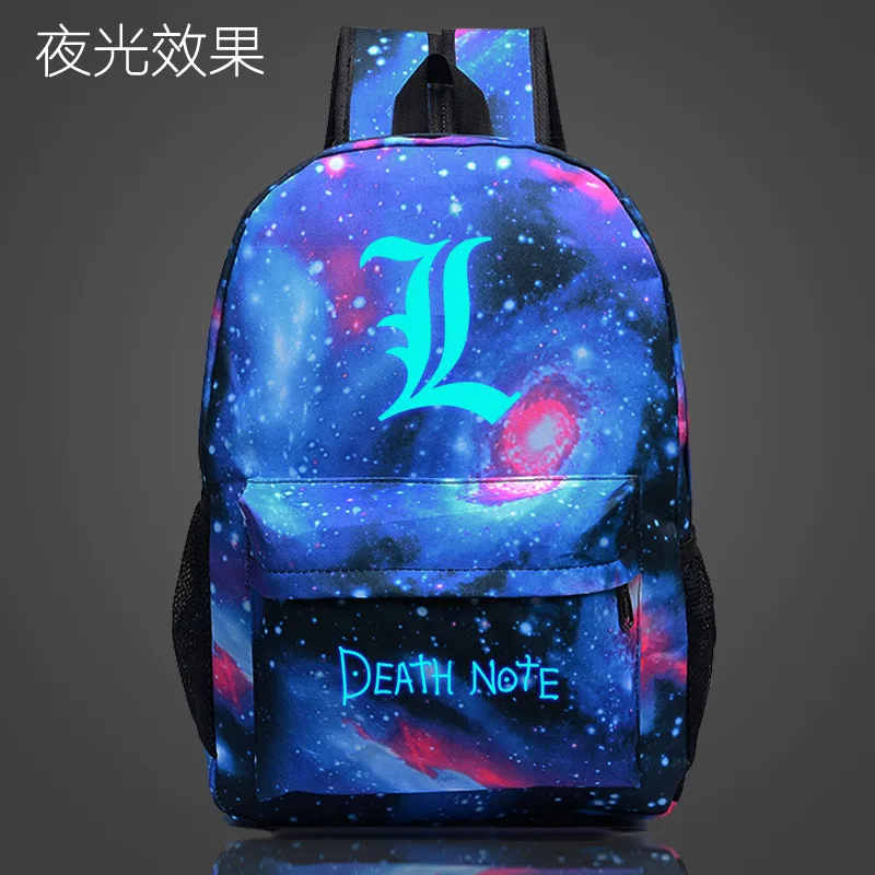 Рюкзак lumius Death Note для мальчиков и девочек школьные сумки подростков рюкзаки из