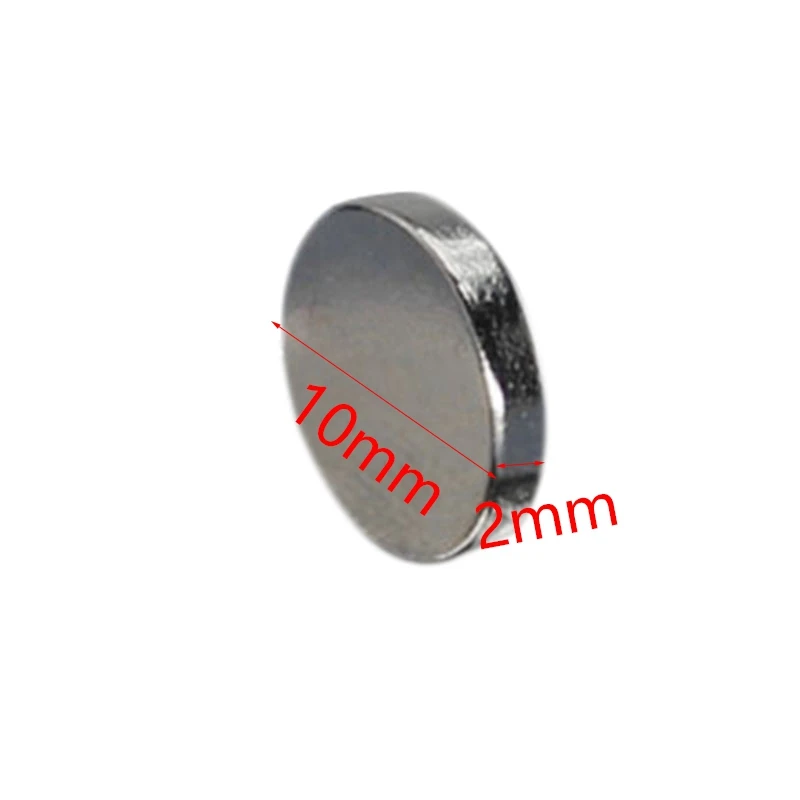 50 шт. 10X2 неодимовый магнит постоянный Permanent супер сильный, мощный магнитный малые магниты он-ма диск 10X2 мм