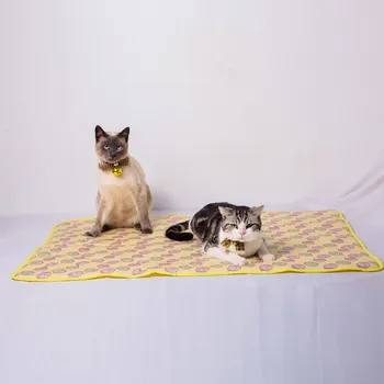 

Pet Summer Cats And Dogs Cold Feeling Cooling Ice Mat Mat 70 * 50cm Blue Medium For Dog supplies accessories