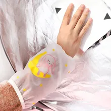 Превосходный светильник в Корейском стиле с противообрастающими манжетами и нарукавниками; милые прозрачные студенческие рукава Cuf для мужчин и женщин