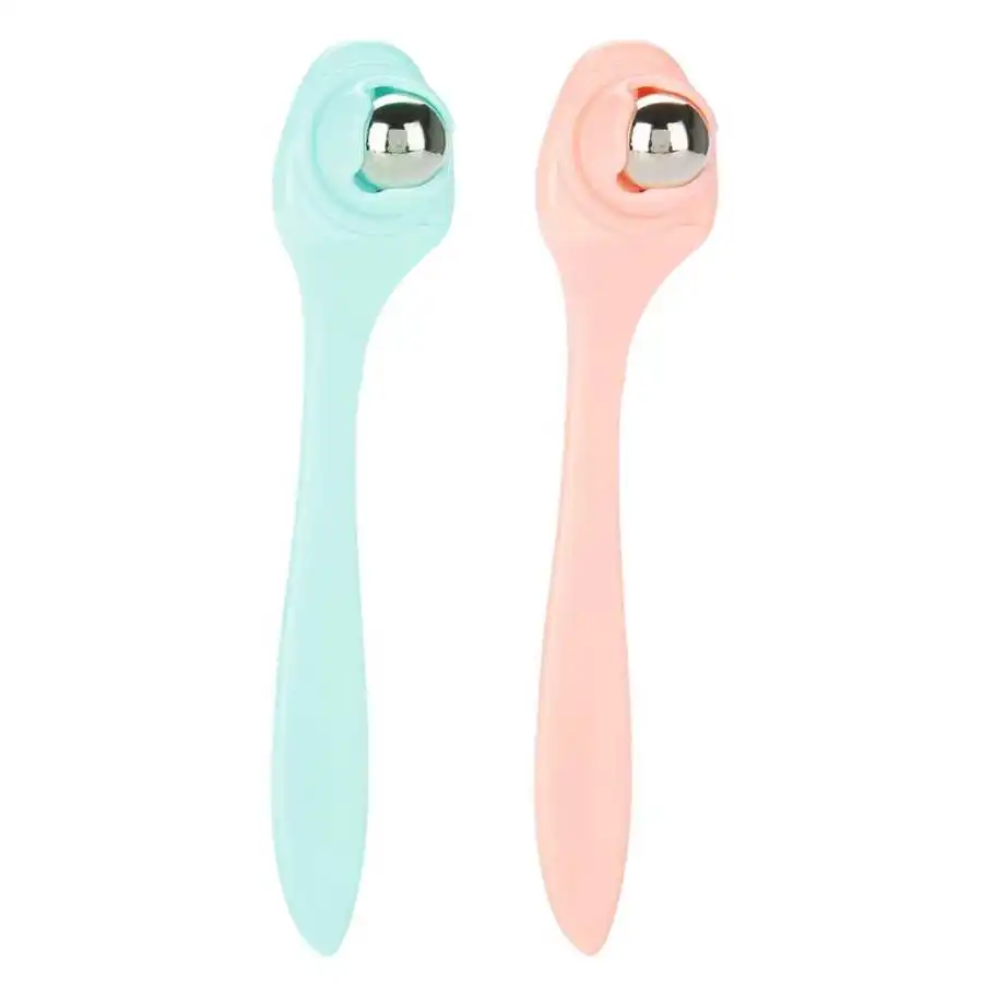 Портативный ручной массажер для глаз из нержавеющей стали шариковый ролик