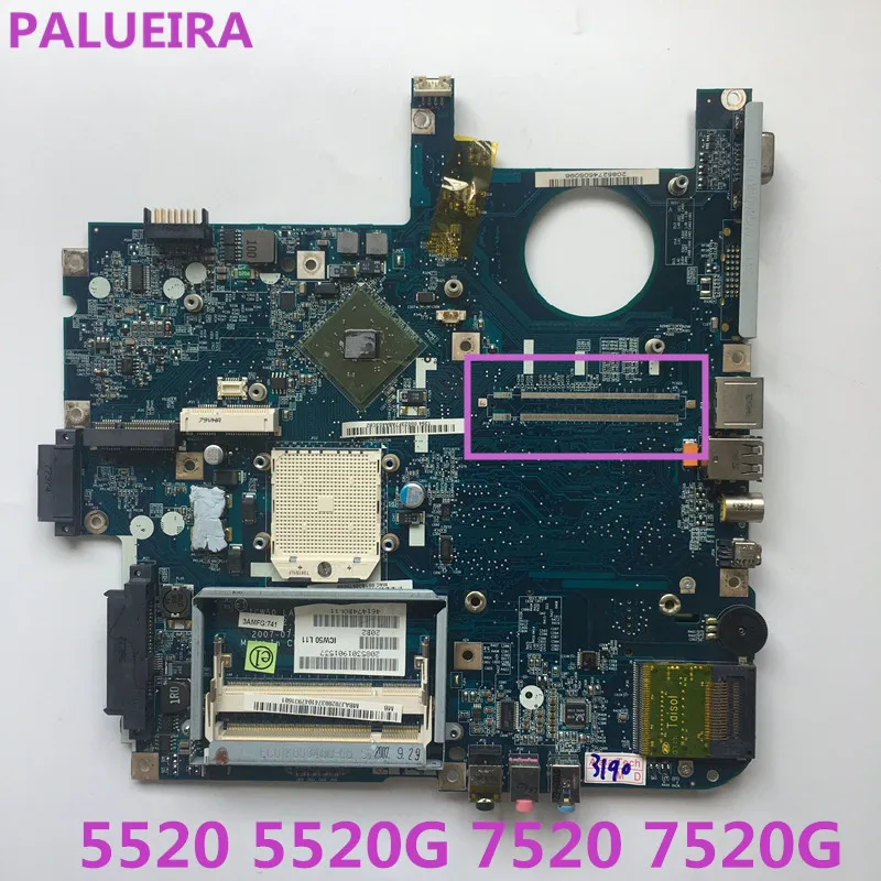 PALUBEIRA Бесплатная доставка MBAMM02001 материнская плата для ноутбука Acer aspire 5520 5520G 7520
