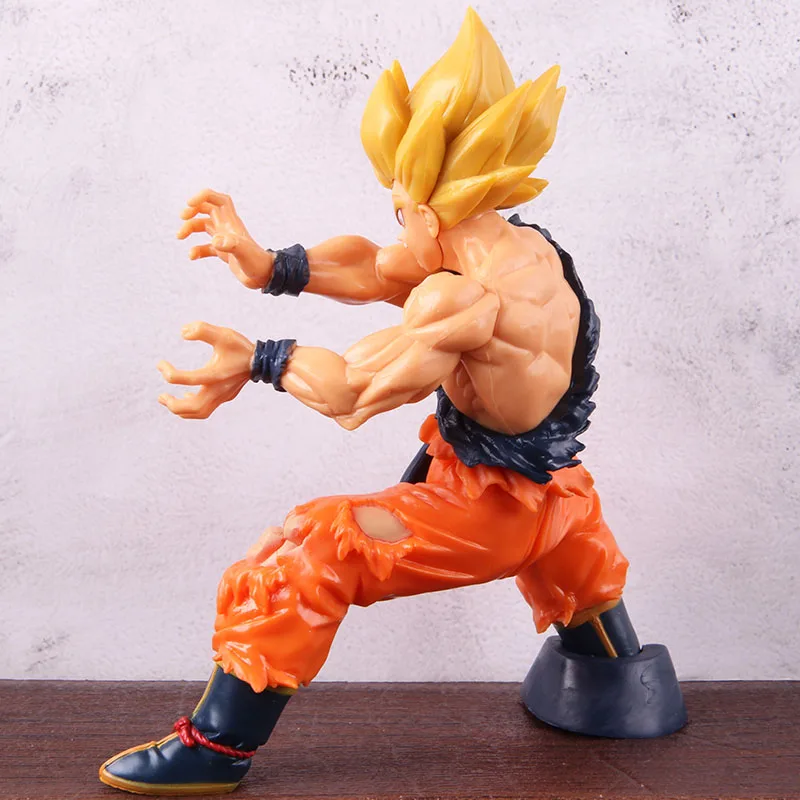 Dragon Ball Z Super Saiyan Super Masterlise God Blue Son Goku ПВХ Фигурка «Гоку в действии» Коллекционная модель игрушки куклы