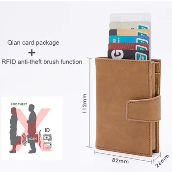 

Wallet Case with Card Holde PU Leather Card Slots Case Durable Shockproof Cover Multifunctional J9