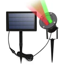 Thrisdar Открытый Солнечный лазерный проектор лампы сад пейзаж Рождественская Лазерная сценическая лампа небо Звезда шоу лазерный прожектор