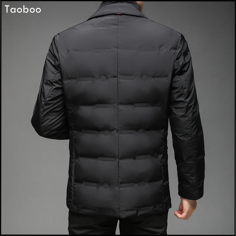 Top Grade Winter Casual Fashion Business Men's Tracksuit Overcoat Down Jacket Windbreaker New Men Coat Canada Parka Jacket
