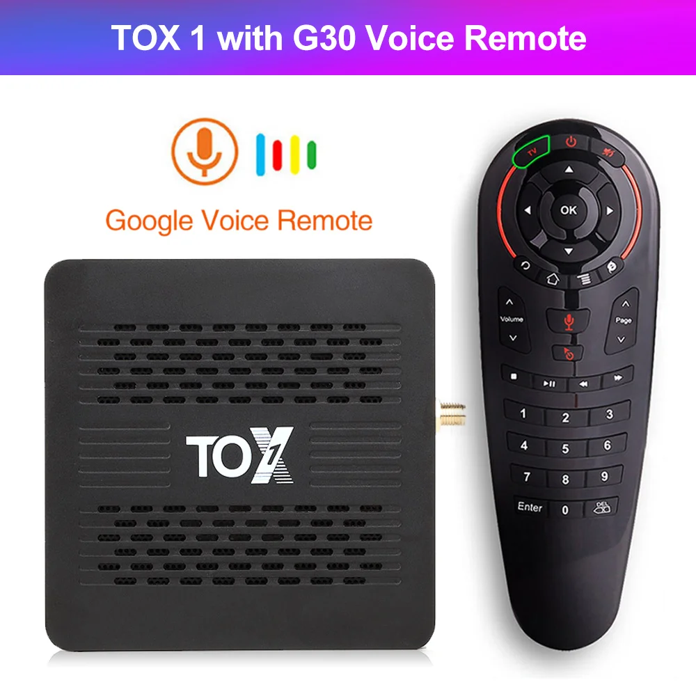 indoor digital tv antenna TOX 1 Android TV Box Smart Box 9.0 Amlogic S905X3 TOX1 4G RAM 32 ROM 2.4G/5G WiFi 1000M BT4.2 Set Top Box support Dolby Audio 4K tv antenna