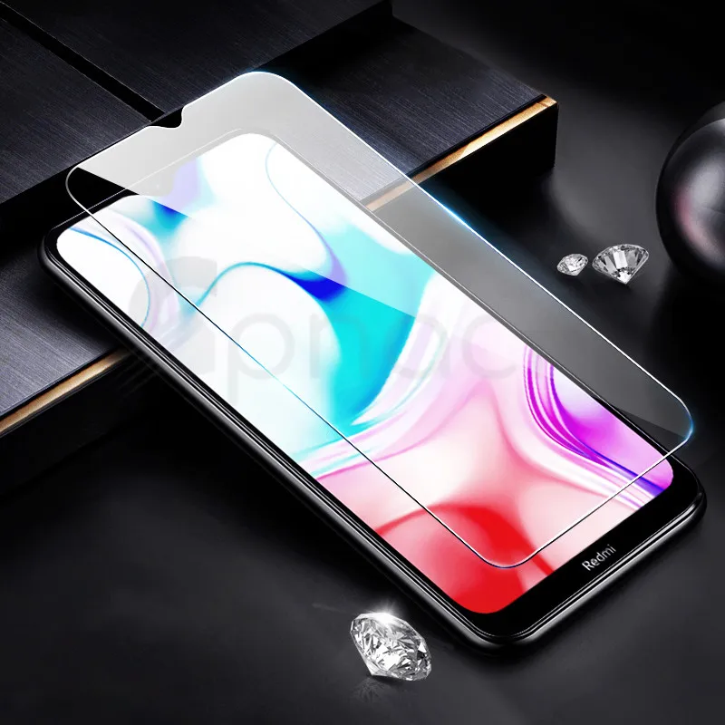 Защитное стекло 9H для Xiaomi Redmi 8 8A 7 7A 6 Pro 6A Go K20 Note 8 7 6 Pro из закаленного стекла