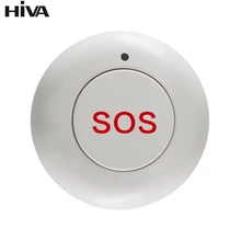 Botão de alarme de emergência para sistemas de alarme de segurança em casa inteligente sem fio sos botão de pânico de emergência para sirene ao ar livre movido a energia solar