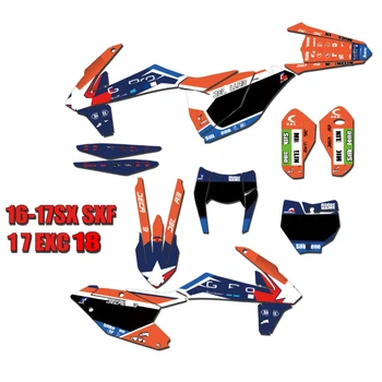 

for KTM SX 16-18 Custom GRAPHICS BACKGROUNDS DECALS STICKERS for KTM SX SXF XC XCF 2016 2017 2018 EXC EXC-F XCW 2017 2018 2019