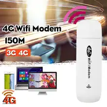 Беспроводной WiFi маршрутизатор 150 Мбит/с USB модем беспроводной широкополосный мобильный-точка доступа LTE 3g/4G ключ разблокировки с sim-слотом палка беспроводной переносной модем