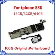 Разблокированный для iphone 5SE 16 ГБ 32 ГБ 64 ГБ с черным золотым серебром Touch ID полные логические платы для iphone 5SE материнская плата