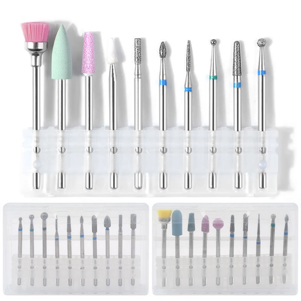 

Nail Drill Bit Set Nail Files Electric Machine for Manicure Rotate Burr Polishing Tools Cutters Manicure Accessory Nail Art Bits