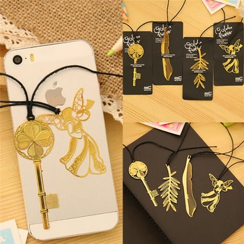 

4PCS Statioenry Cute Gold Metal Bookmark Paper Clip Antique Plated Butterfly Dragonfly Bookmarks 5.8*4cm