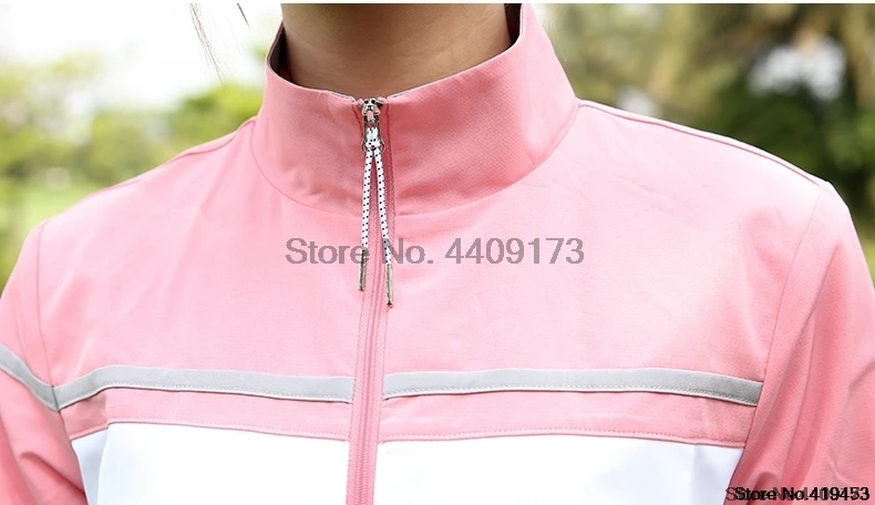 Женское ветрозащитное спортивное пальто для гольфа, Ветровка из кусков, Женская быстросохнущая эластичная рубашка, одежда для тренировок в гольф, D0505