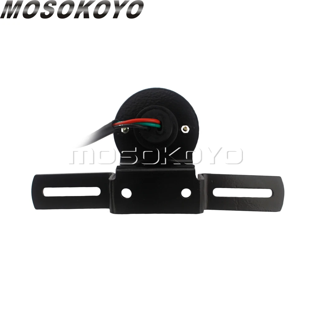 Мотоцикл на заказ Fender Eliminator задний тормоз задние фонари w/номерной знак кронштейн для Yamaha Honda Кафе Racer бег Taillamp