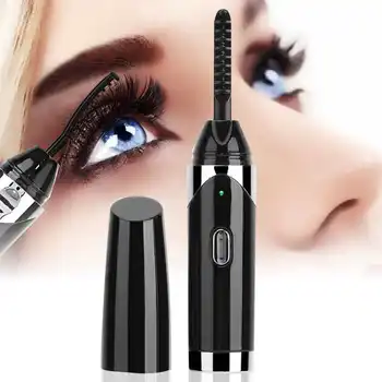 

Portable Mini Electric Eyelash Curler Fast Heating Long Lasting Eyelash Curling Tool Eyelash Curler Heated Eyelash Curling Tool