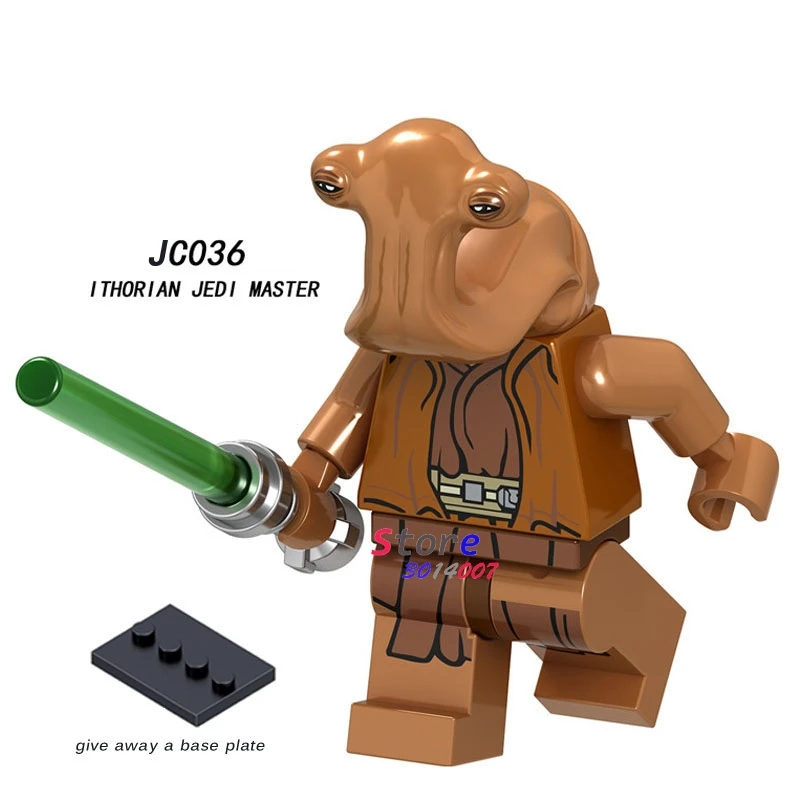 JC036 Одиночный Sergeant Maz Kannata Snoke Pong Krell Строительный Блок игрушка для детей фигурки - Цвет: JC036