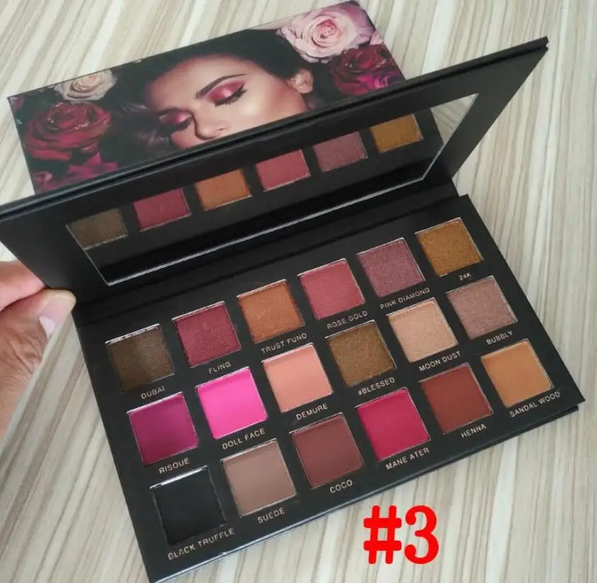 Hudas BEAUTY Remastered Rose Gold Edition текстурированные тени для век палитра 18 цветов