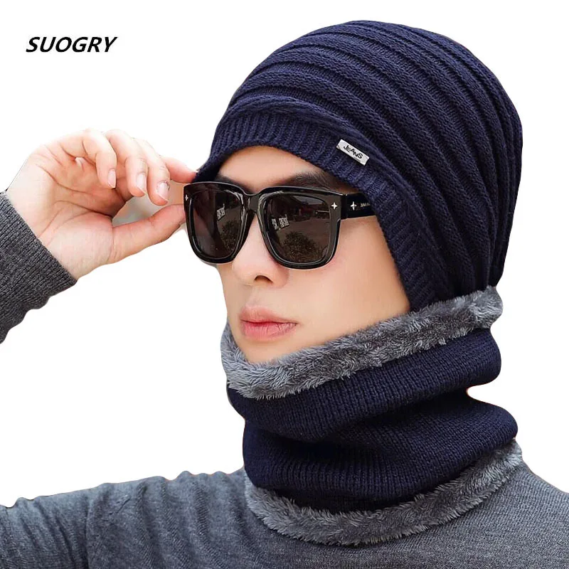 

High Quality Winter Beanies Scarf Hat Solid Color Unisex Skull Cap Knitting Hats Caps Warm Soft Beanie For Men Women Gorras