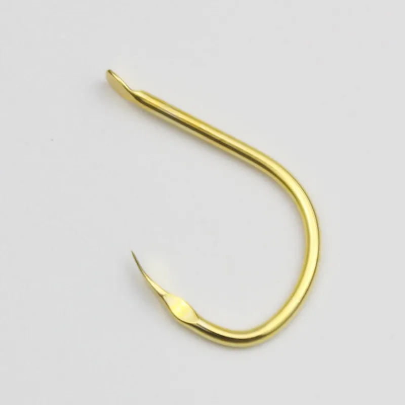 600pcs/lot Fish Hook Flat Head Non-Barb Fishhooks Carbon Steel