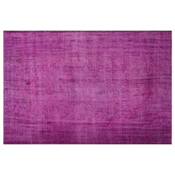 

Handmade Fuchsia Vintage Overdyed Turkish Area Rug 208x304 Cm-6'10''X9'12''
