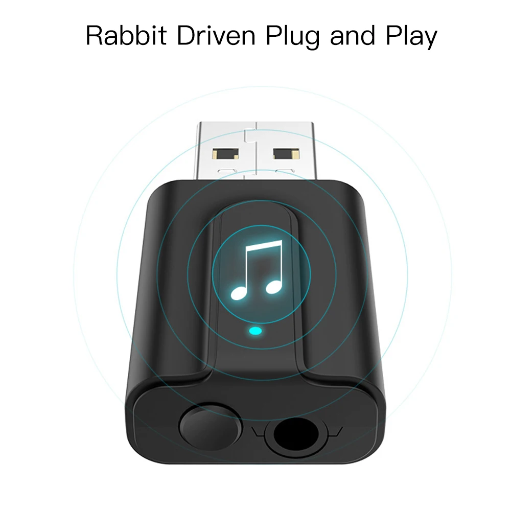 Автомобильный 5,0 Bluetooth передатчик ТВ-приемник 2 в 1 3,5 мм Aux HiFi стерео аудио USB беспроводной мини-адаптер для динамиков автомобиля ПК