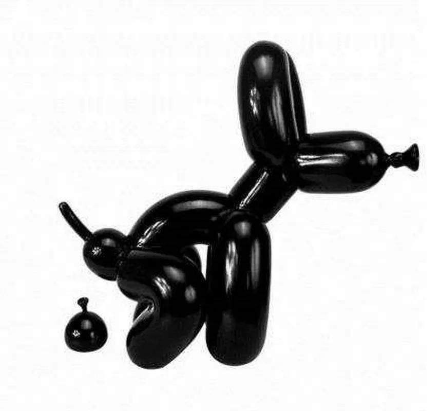 Воздушный шар с принтом &quotсобака&quot Современный плакат Настенный декор ванной