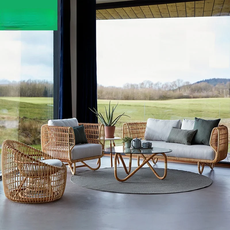 Indoor woven rattan, Indonesia garden bird nest, sofa, balcony