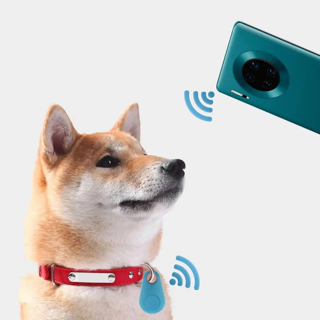 Dog Pet GPS Tracker Alarm Locator Anti-Lost Wireless Bluetooth App Control Mini Finder Tracer Anti Lost Alarm