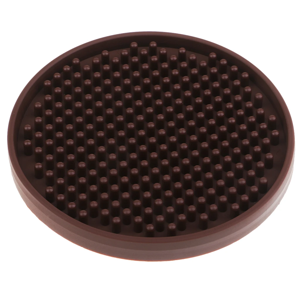 Round Drink Coasters Soft Silicone Cup Holder Mat Tableware Placemat