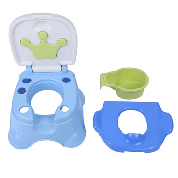 

3-in-1 Multifunctiona Portable Anti-slip Kids Potty Training Toilet Seat / Step Stool / Chair for Baby Toddler