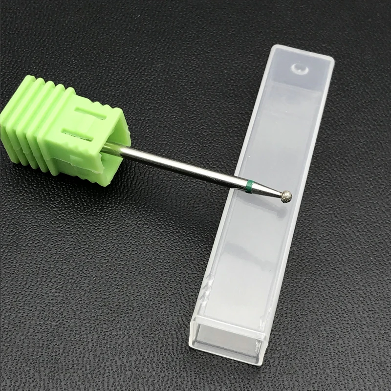 2 шт./компл. Стоматологические алмазные боры круглые фрезы для ногтей