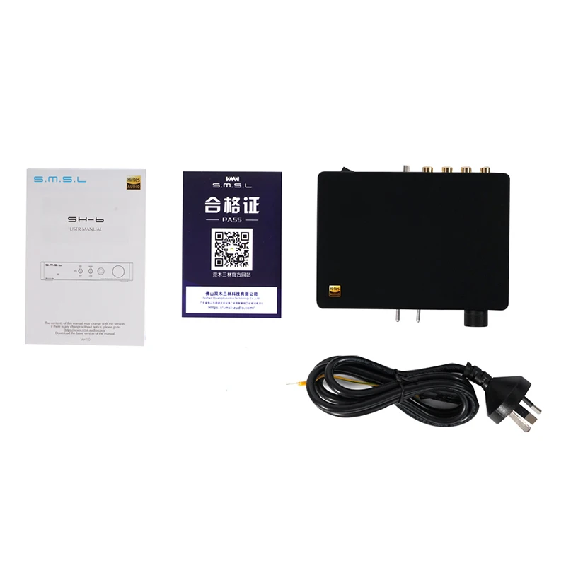 SMSL SH-6 Headphone Amplifier 2 Step Gain settings Desktop SH6 Mini Headphone Amplifier