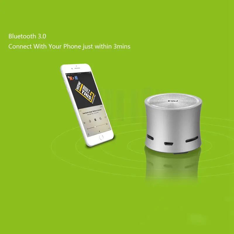 EWA Bluetooth Speakers With Hands Free Calls Stereo Portable Speaker Heavy Bass EWA Bluetooth Speakers With Hands Free Calls Stereo Portable Speaker Heavy Bass