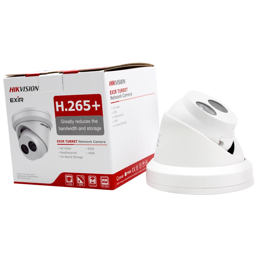 Ip камера DS 2CD2345FWD I 4MP WDR EXIR купольная PoE ip для наружного ночного видения Облачное