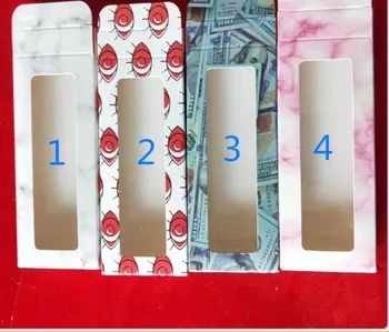 

2020 Wholesale 100pcs Packing box for 25mm eyelash blank package Multicolor paper box Eyelashes flash packing box makeup