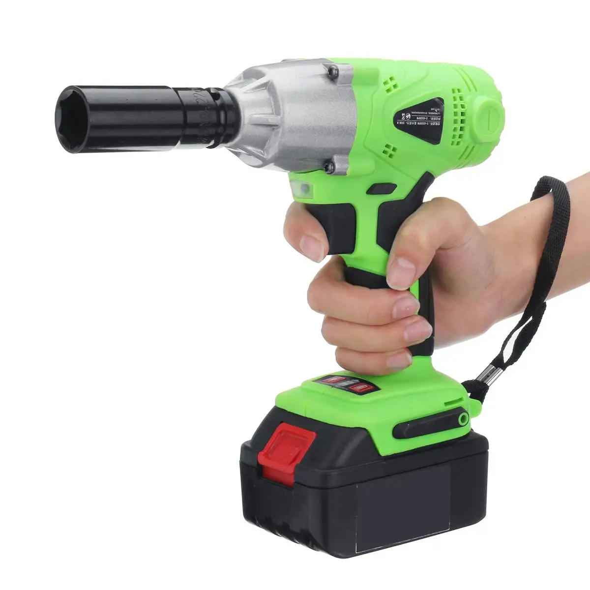 Drillpro 168VF Электрический гаечный ключ Многофункциональный бесступенчатая скорость воздействия 19800 мАч литий-ионная аккумуляторная батарея электроинструменты