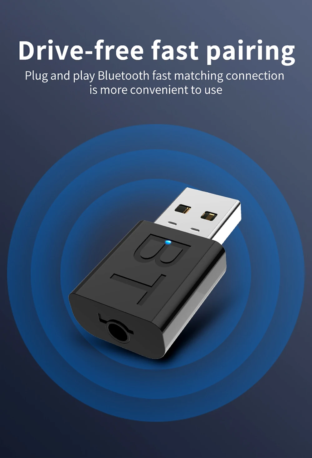 USB Bluetooth 5,0 передатчик приемник 3 в 1 адаптер EDR ключ 3,5 мм AUX для ТВ ПК наушники для дома стерео автомобиля HIFI аудио