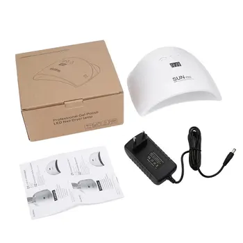 

48W UV LED Nail Lamp Light Nail Dryer Gel Polish Curing Lamp Auto Sensor LCD Display 30s/60s/99s Low Heat Mode Portable