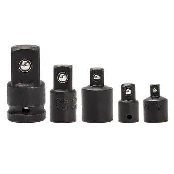 

5Pcs 1/4 3/8 1/2 Drive Ratchet Socket Adapter Reducer Wrench Kits Air Impact
