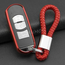 

Car Key Fob Cover Case Holder For Mazda CX-3 CX-5 CX-9 2 3 6 MX-5 Toyota Yaris iA Red